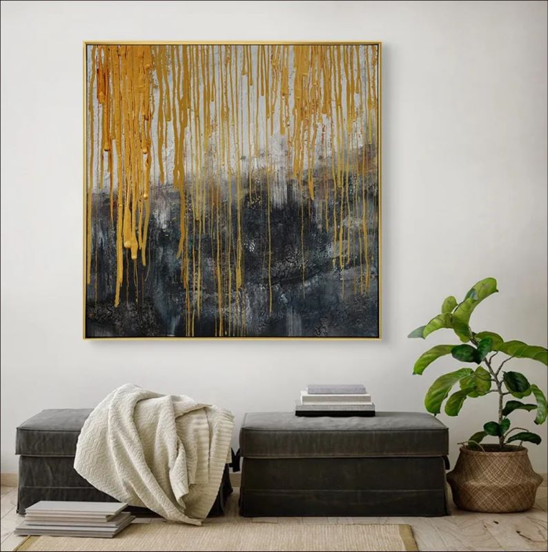 Molten Harmony: Gold and Darkness