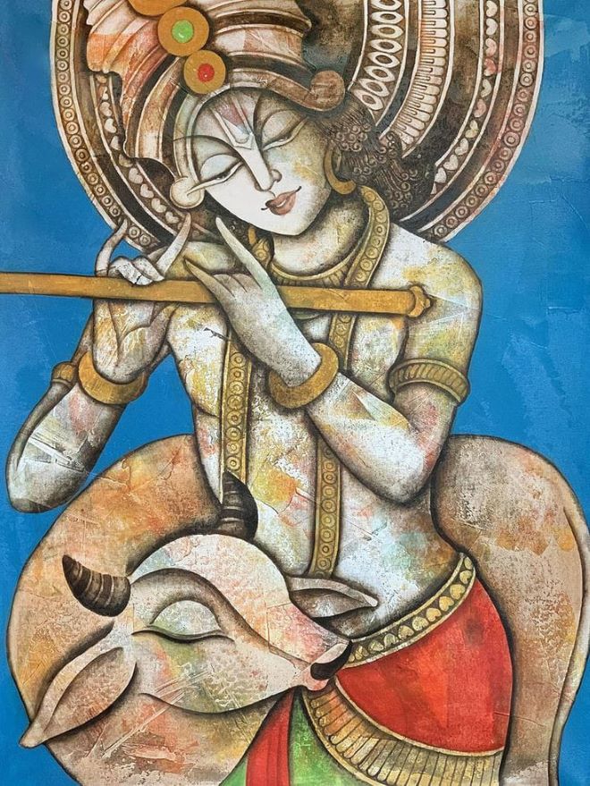 Krishana Canvas Painting