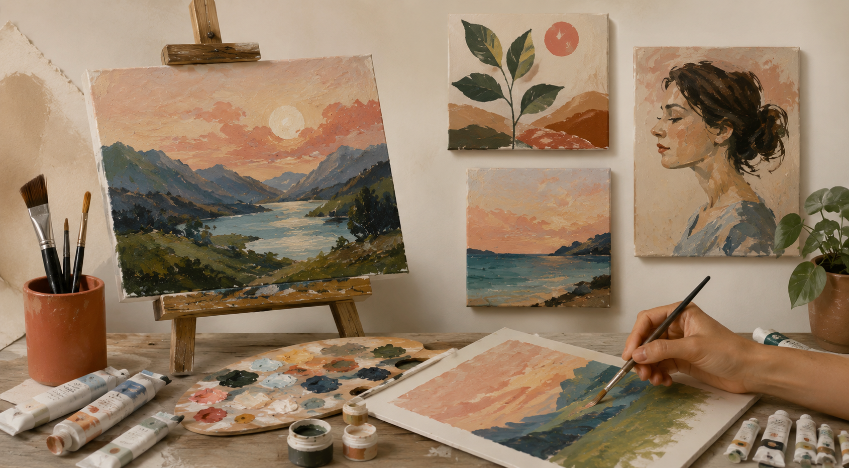 11 Handmade Canvas Painting Ideas for Home