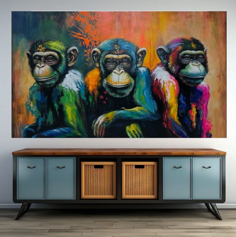 Animal and wildlife wall art featuring birds, pets, wild animals, and insects—available as handmade paintings and fine art prints for modern home decor.