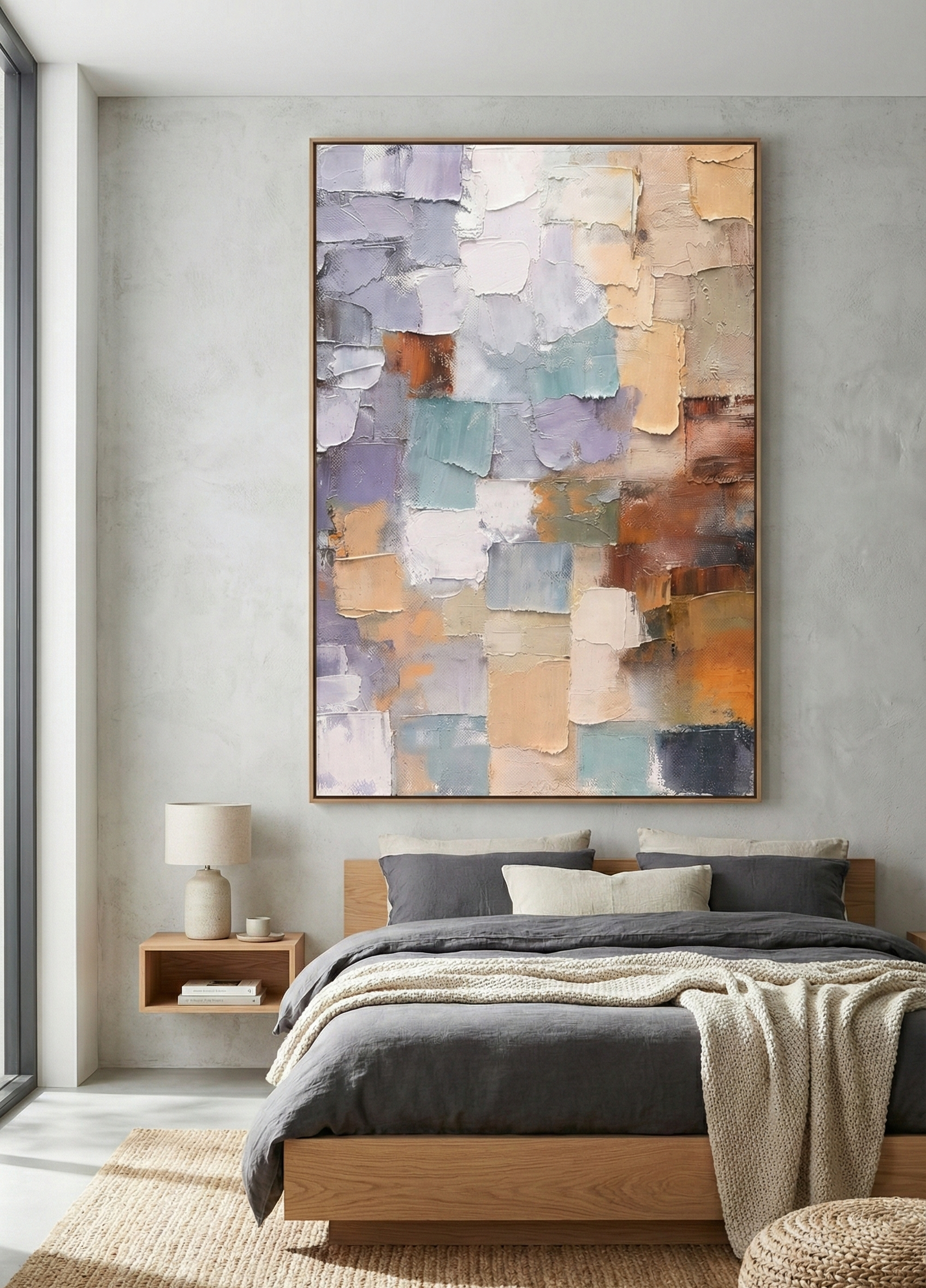 Textured Earth – Palette Knife Abstract Wall Art