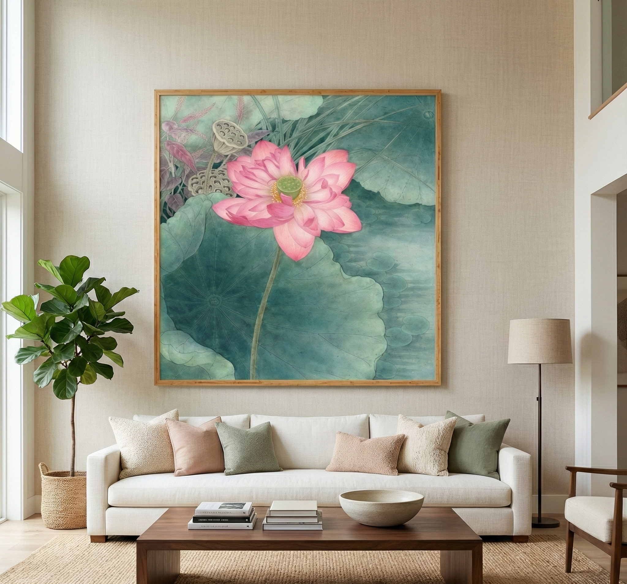 Lotus Serenity – Traditional Oriental Botanical Art