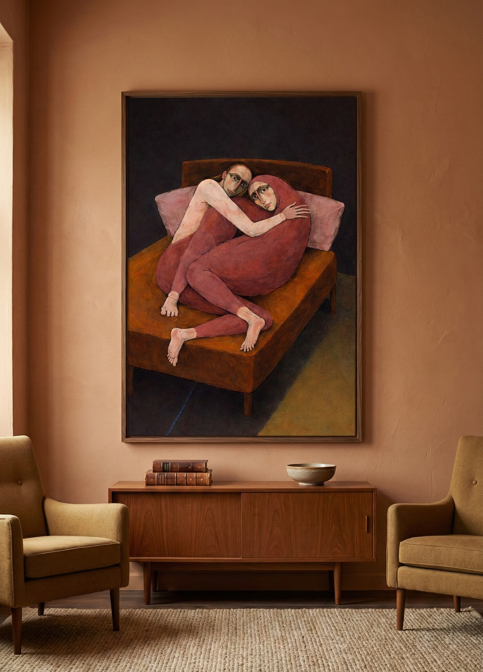 Resting Souls – Intimate Abstract Figurative Art