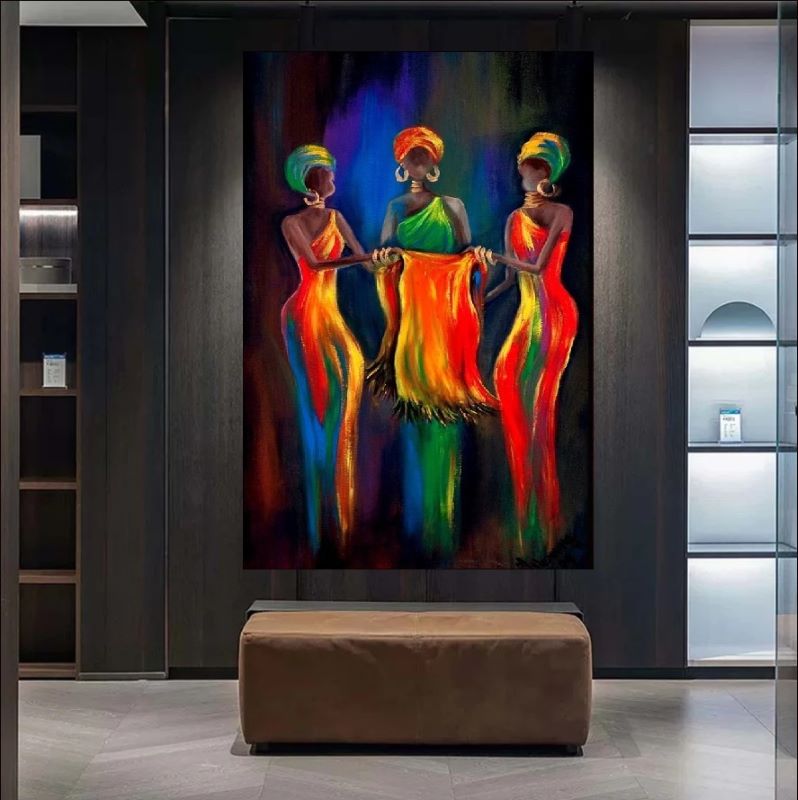 African Ladies handmade painting