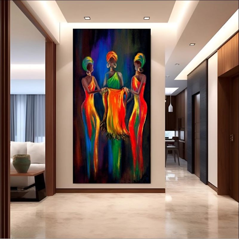 African Ladies handmade painting