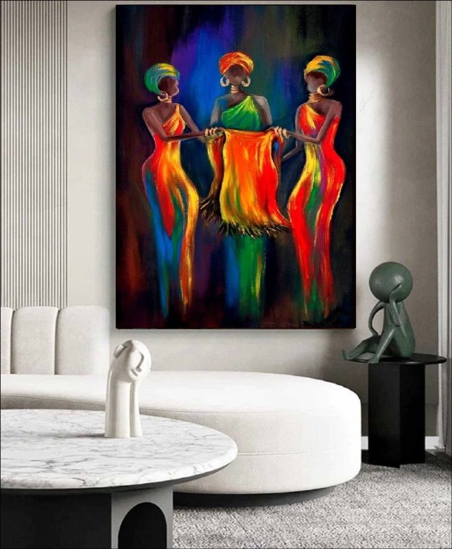 African Ladies handmade painting