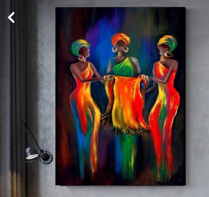 African Ladies handmade painting