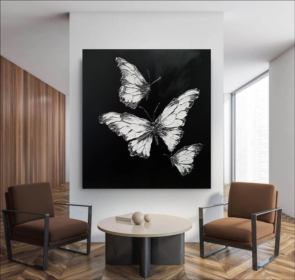 Grace in Shadow – Elegant Butterfly Art in a Dark Aesthetic