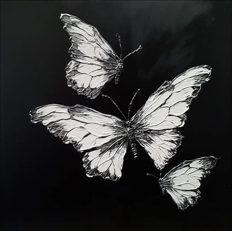 Grace in Shadow – Elegant Butterfly Art in a Dark Aesthetic