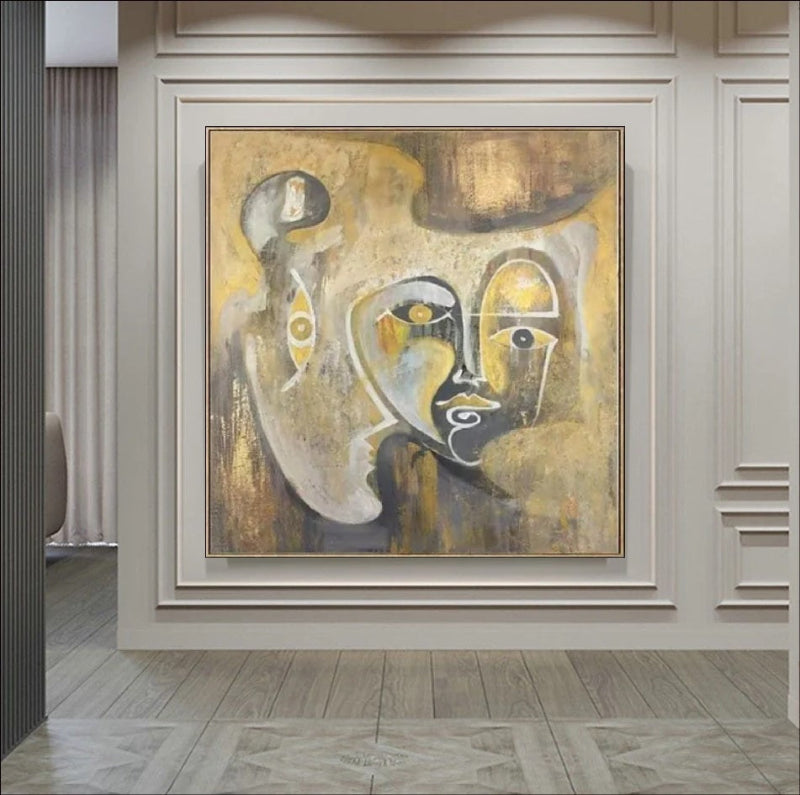 Fusion of Faces – A Contemporary Abstract Expression