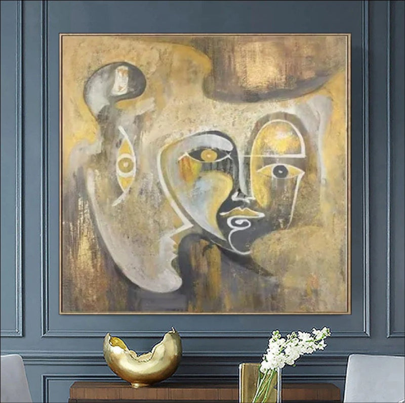 Fusion of Faces – A Contemporary Abstract Expression