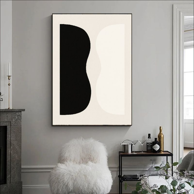 A Minimalist Black and White Duo