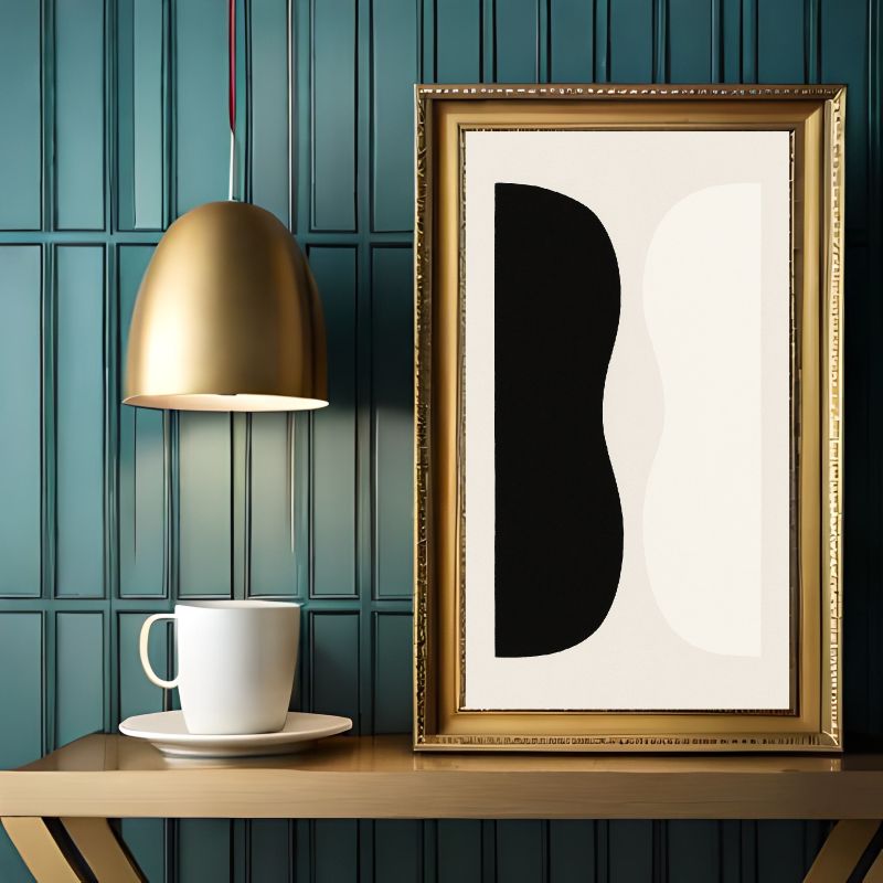 A Minimalist Black and White Duo