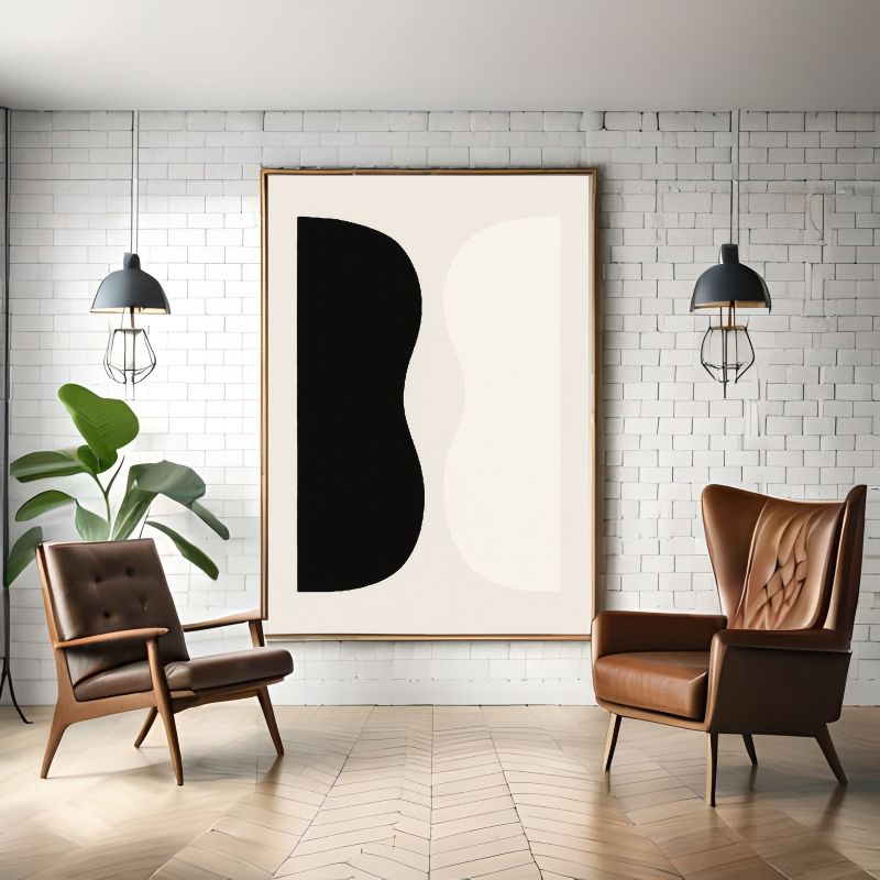 A Minimalist Black and White Duo