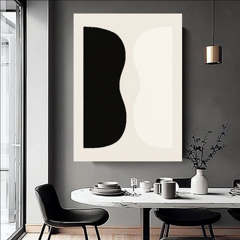 A Minimalist Black and White Duo