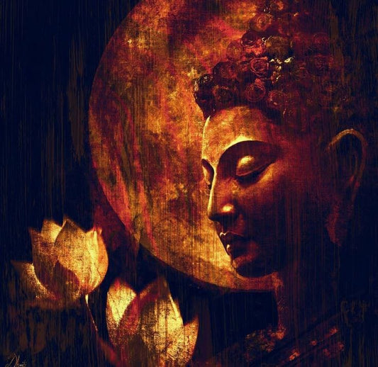 Customize Buddha Painting Canvas