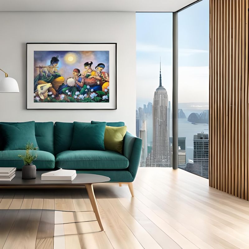 Divine Love and Music-Krishna's Symphony with the Gopis