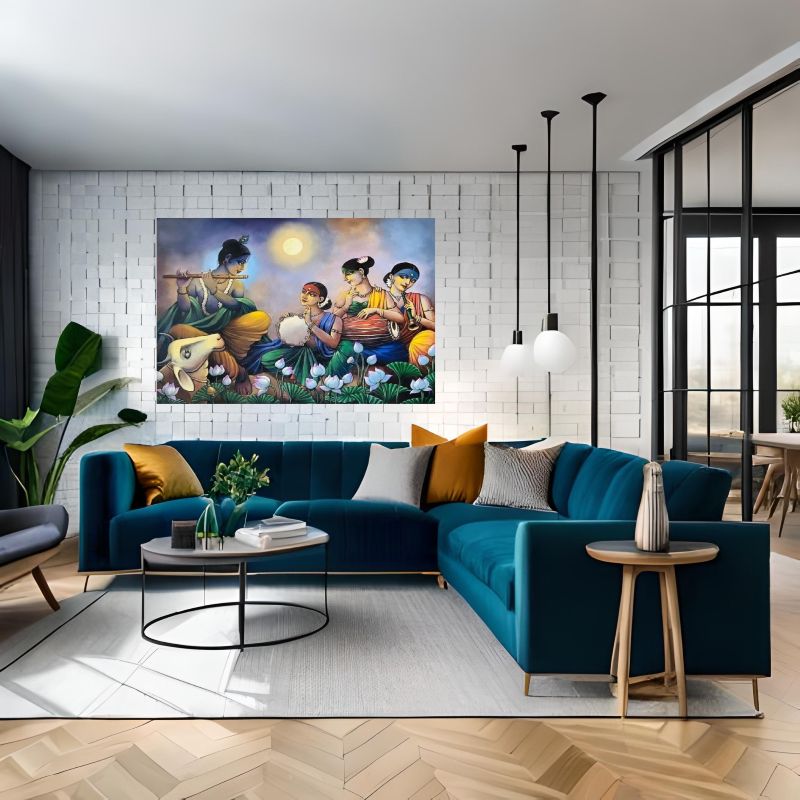 Divine Love and Music-Krishna's Symphony with the Gopis