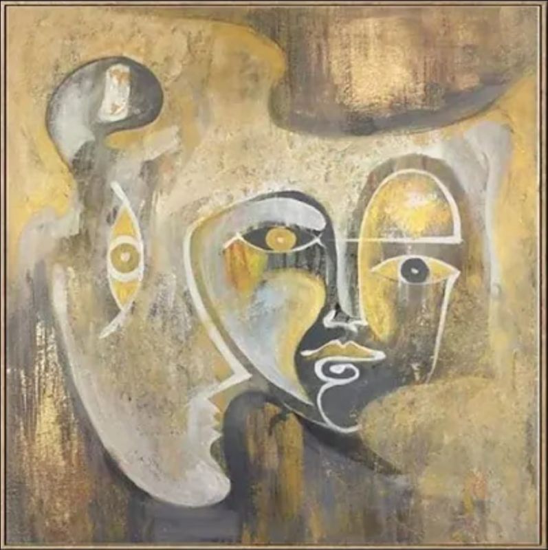 Fusion of Faces – A Contemporary Abstract Expression