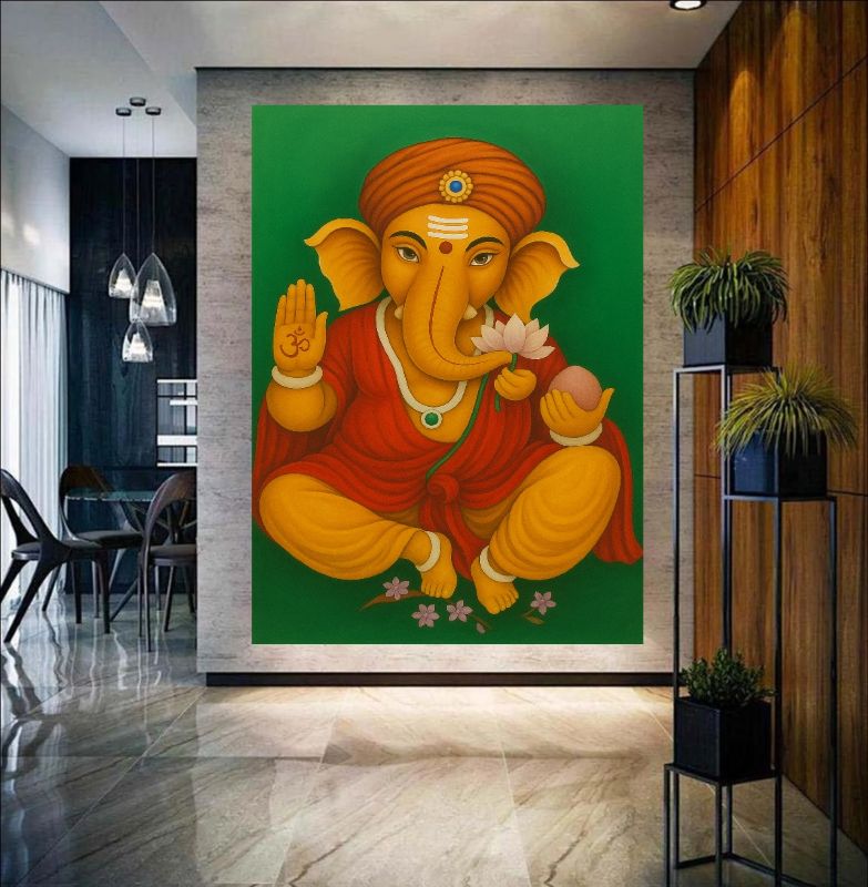 Ganesha Canvas Painting