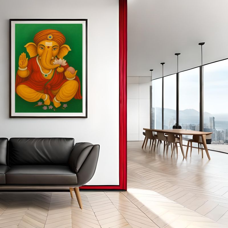 Ganesha Canvas Painting