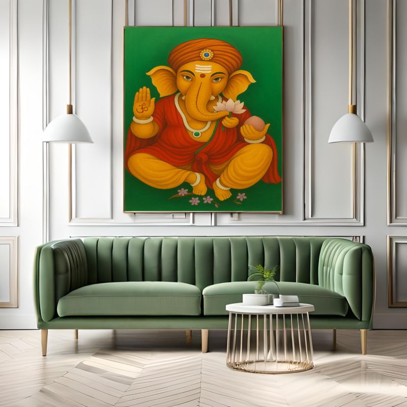 Ganesha Canvas Painting