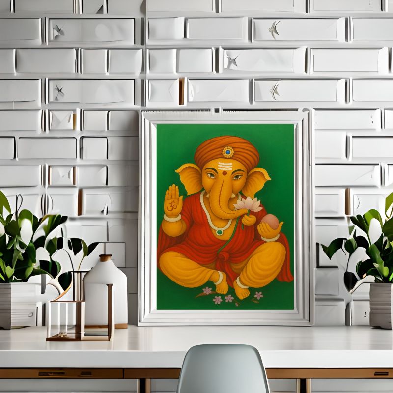 Ganesha Canvas Painting