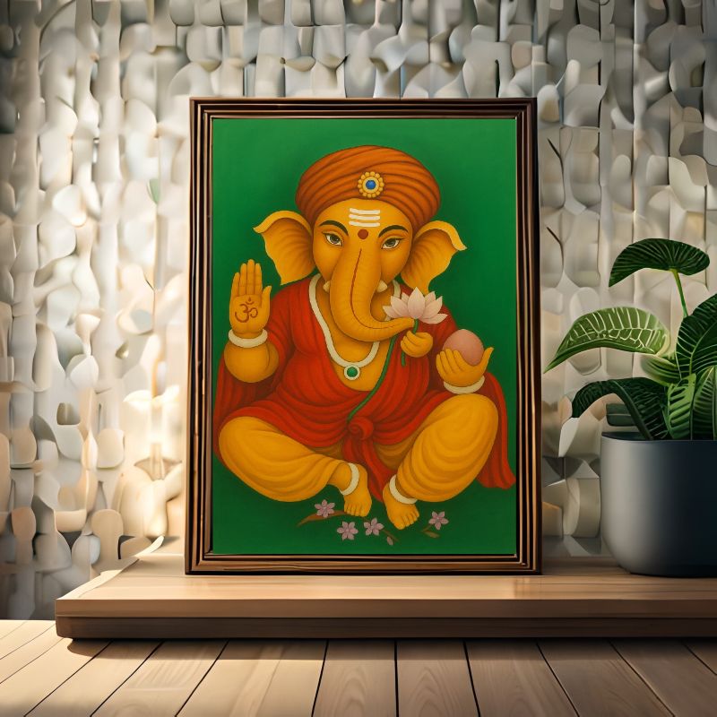 Ganesha Canvas Painting