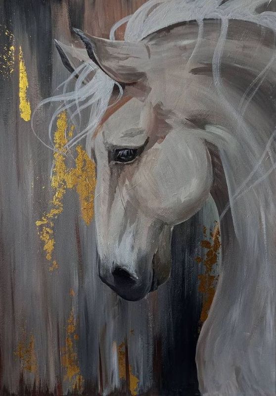 Abstract Painting Horse