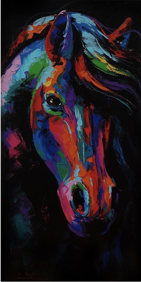 Horse Abstract Painting