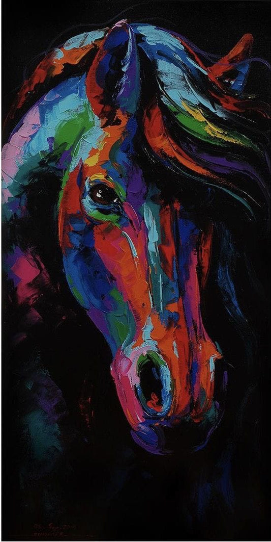 Horse Abstract Painting