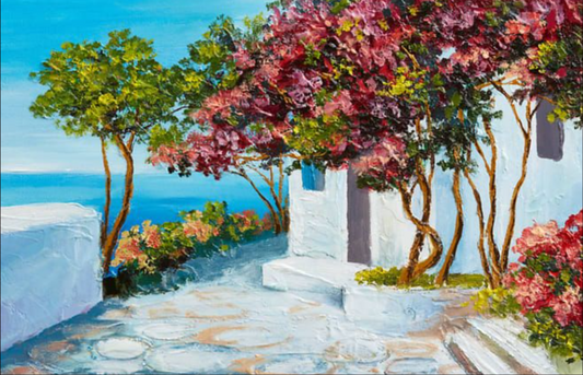 Greece Oil Painting