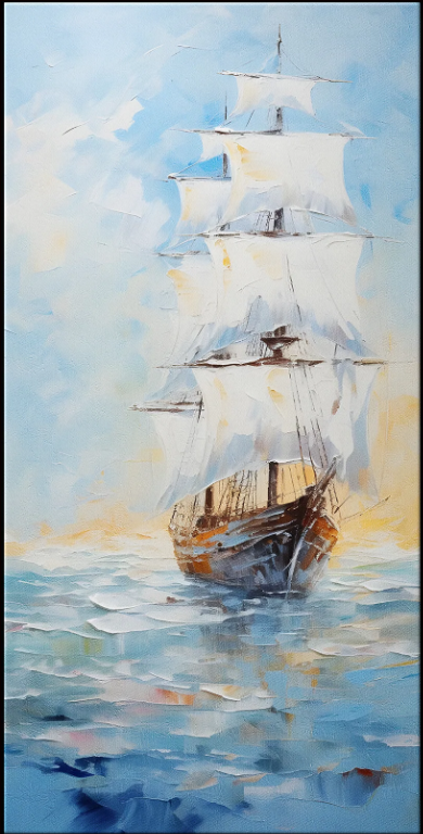 Pirate Ship Painting