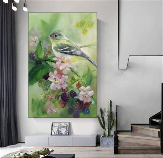 Nature’s Harmony: Bird and Blossoms - A Celebration of Natural Beauty