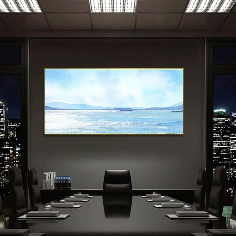 Reflections of Blue: Ocean Meets Tranquility