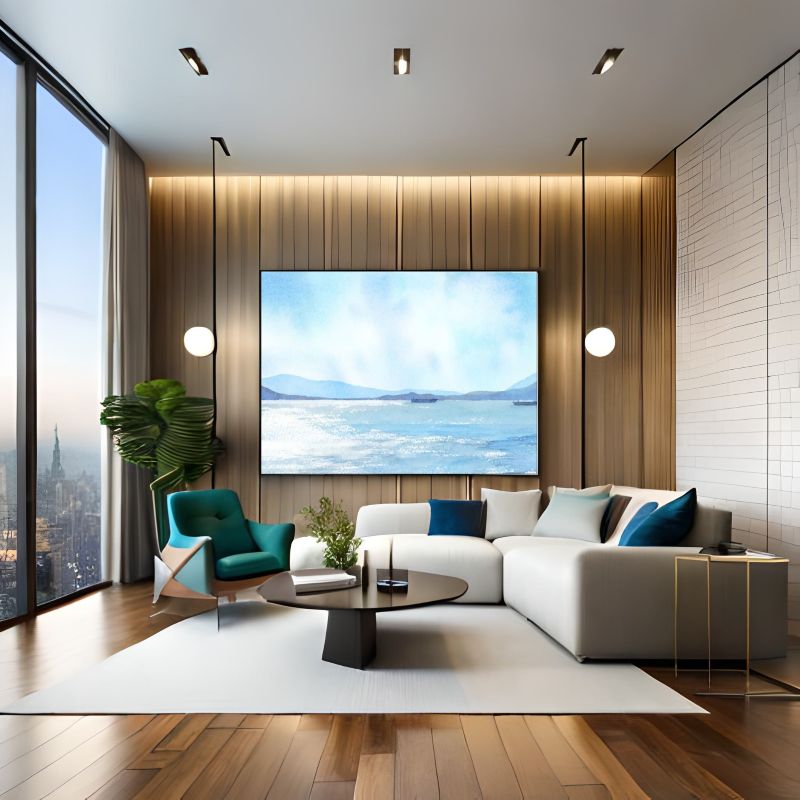 Reflections of Blue: Ocean Meets Tranquility