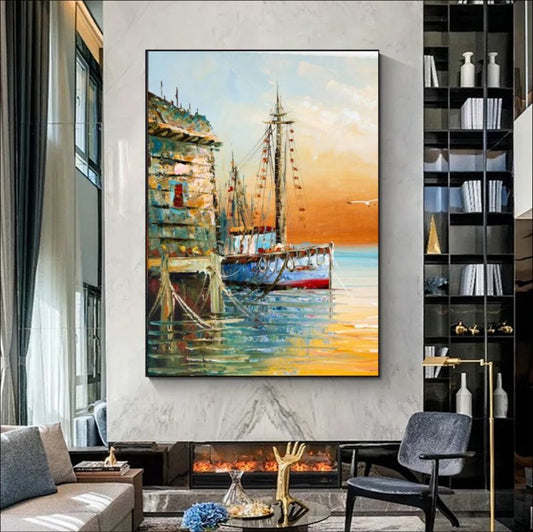 Sailboat at sunset