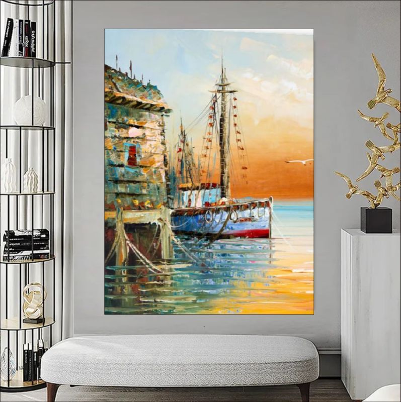 Sailboats at Sunset