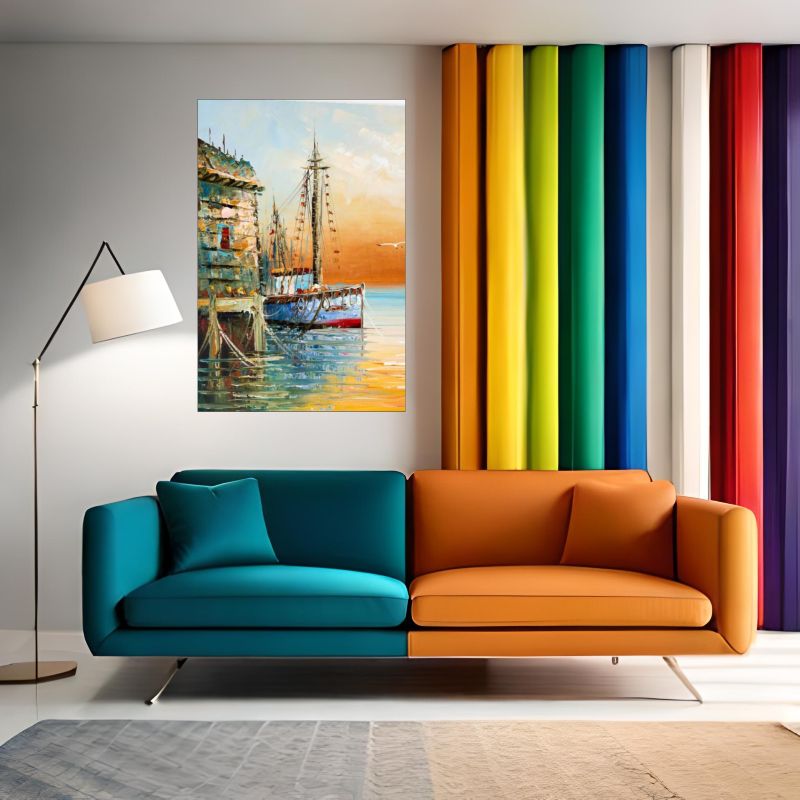 Sailboats at Sunset