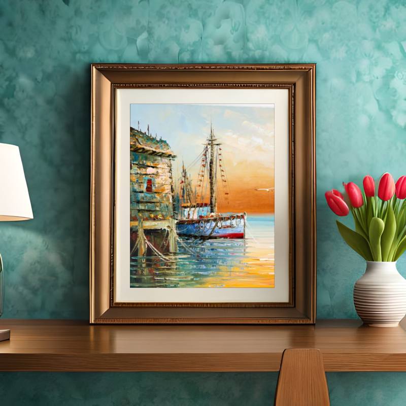 Sailboats at Sunset
