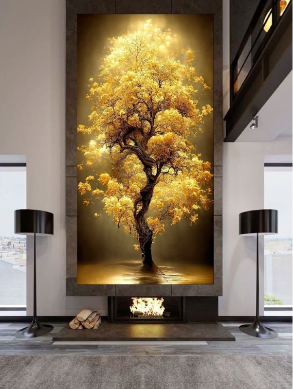 Yellow golden tree